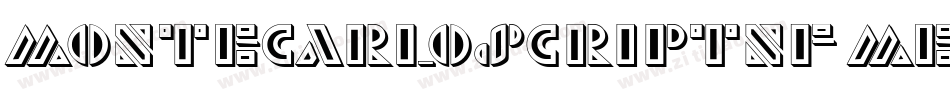 MonteCarloScriptNF Medium字体转换